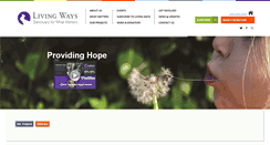 Desktop Screenshot of livingways.org